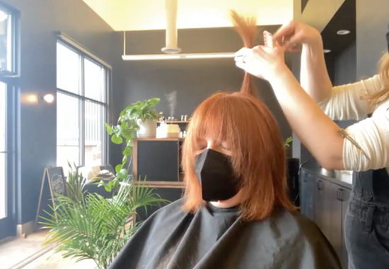 Creative Approach to Cutting A Tousled Bob & Fringe